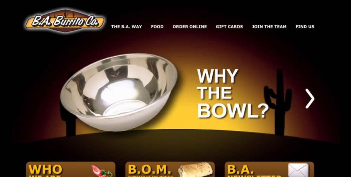 The BLÜ Group partners with B.A. Burrito Co. and creates a new website for them.