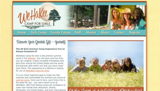 The BLÜ Group is chosen by WeHaKee Camp for Girls for their inbound marketing campaign