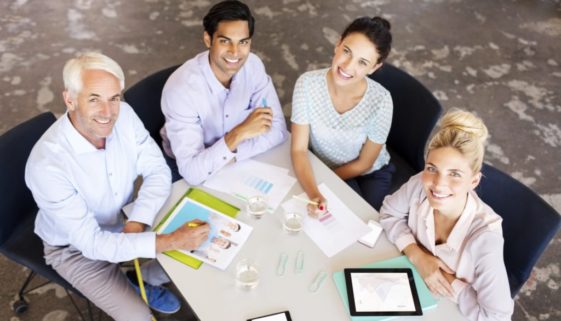 A group of Design workers
