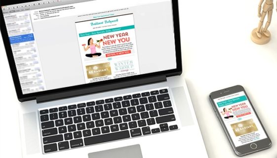 Create a responsive mobile template for your e-mail marketing