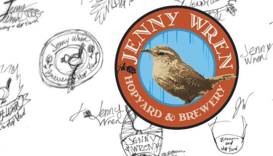 Jenny Wren - Hopyard & Brewery - Birth of a Logo