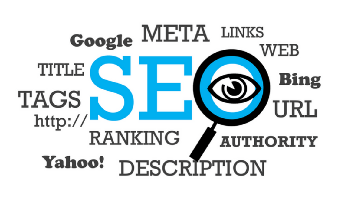 Graphic of SEO words