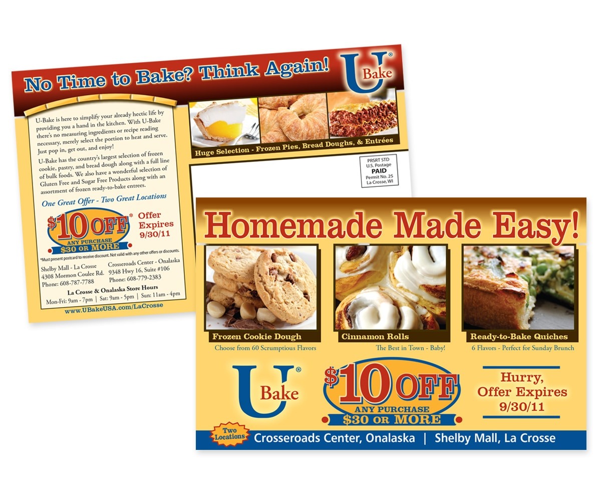 The BLÜ Group Client: U-Bake - Homemade Made Easy, $10 Off Coupon - Direct Mail
