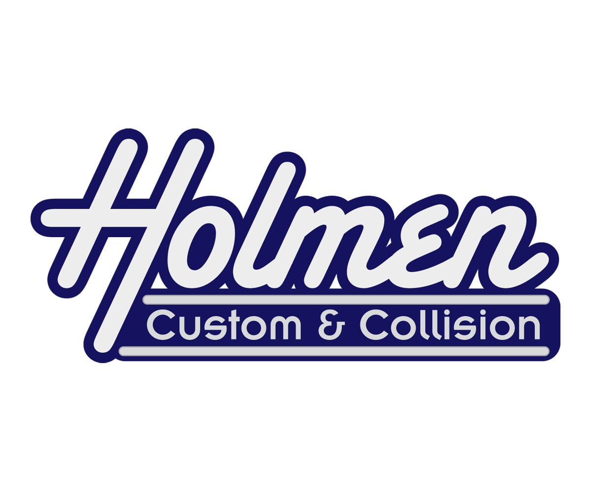The BLÜ Group Client: Holmen Custom & Collision - Automotive Logo