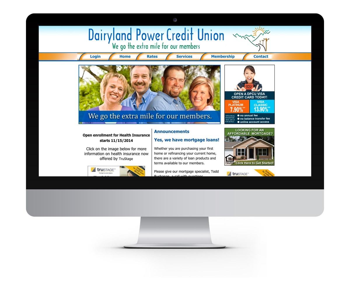 The BLÜ Group Client: Dairyland Power Credit Union - Financial Website
