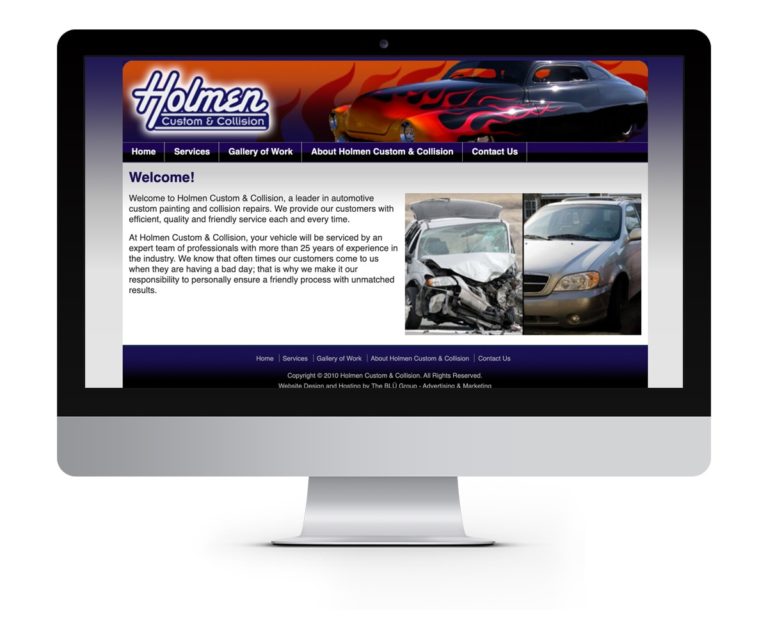 Custom sites Built for Automotive or Repair Shops by The BLÜ Group