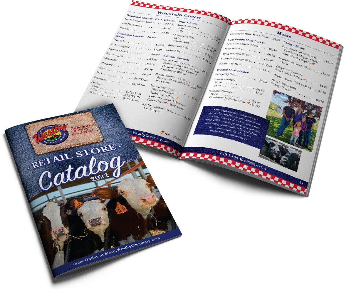 The BLÜ Group Client: Westby Cooperative Creamery - 2022 Store Brochure