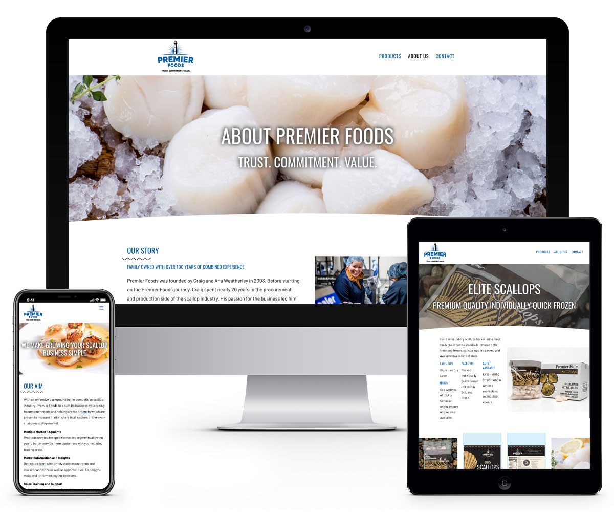 The BLÜ Group Client Work: Premier Foods - Website