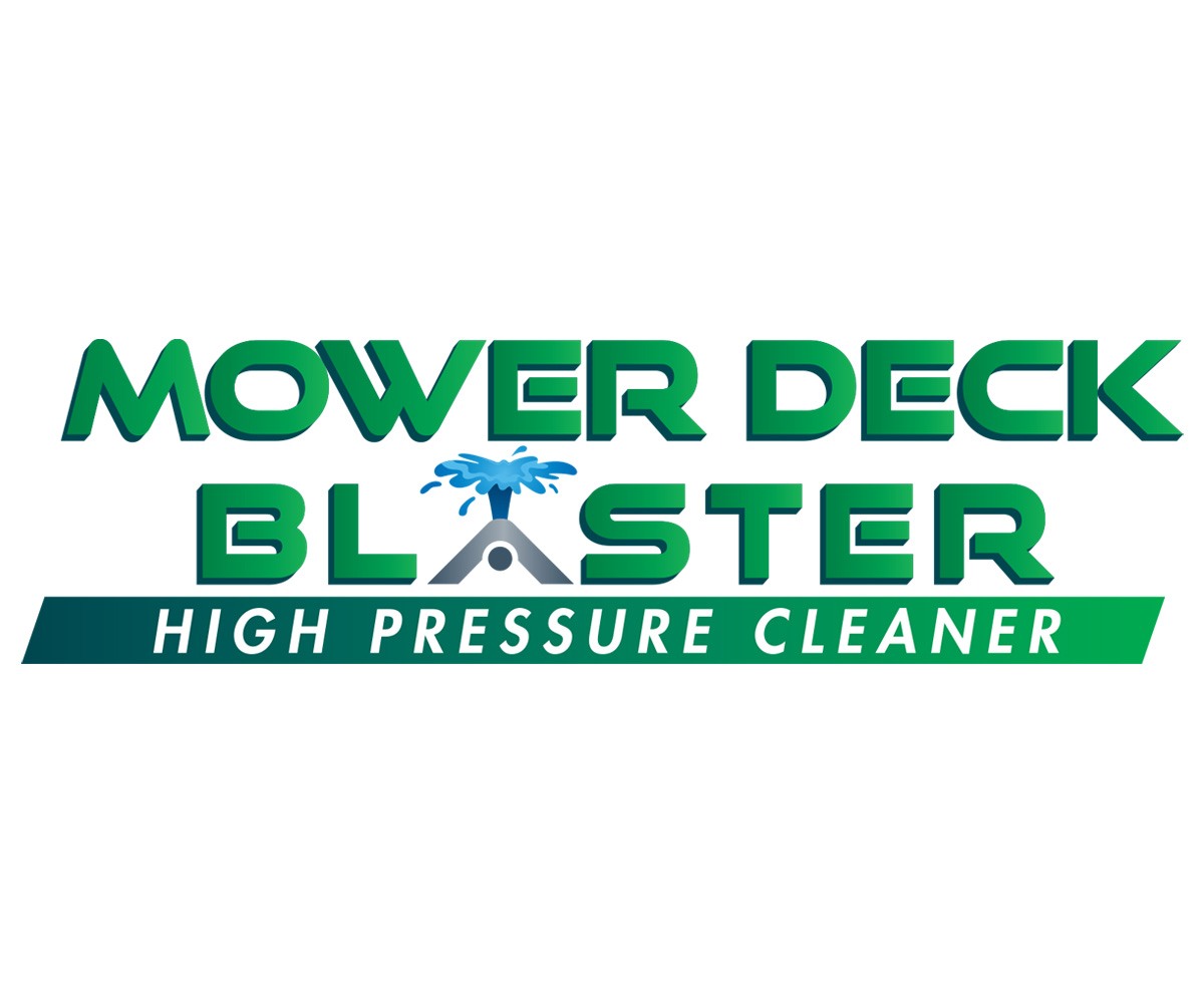 The BLÜ Group Client Work: Mower Deck Blaster - High Pressure Cleaner - Logo