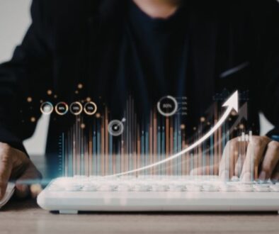 the-blu-group-advertising-&-marketing-digital-marketing-trends-every-business-should-watch-2026-man-on-keyboard-analytics