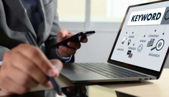 the-blu-group-advertising-&-marketing-proofing-your-SEO-strategy-man-computer-keyword-search-content